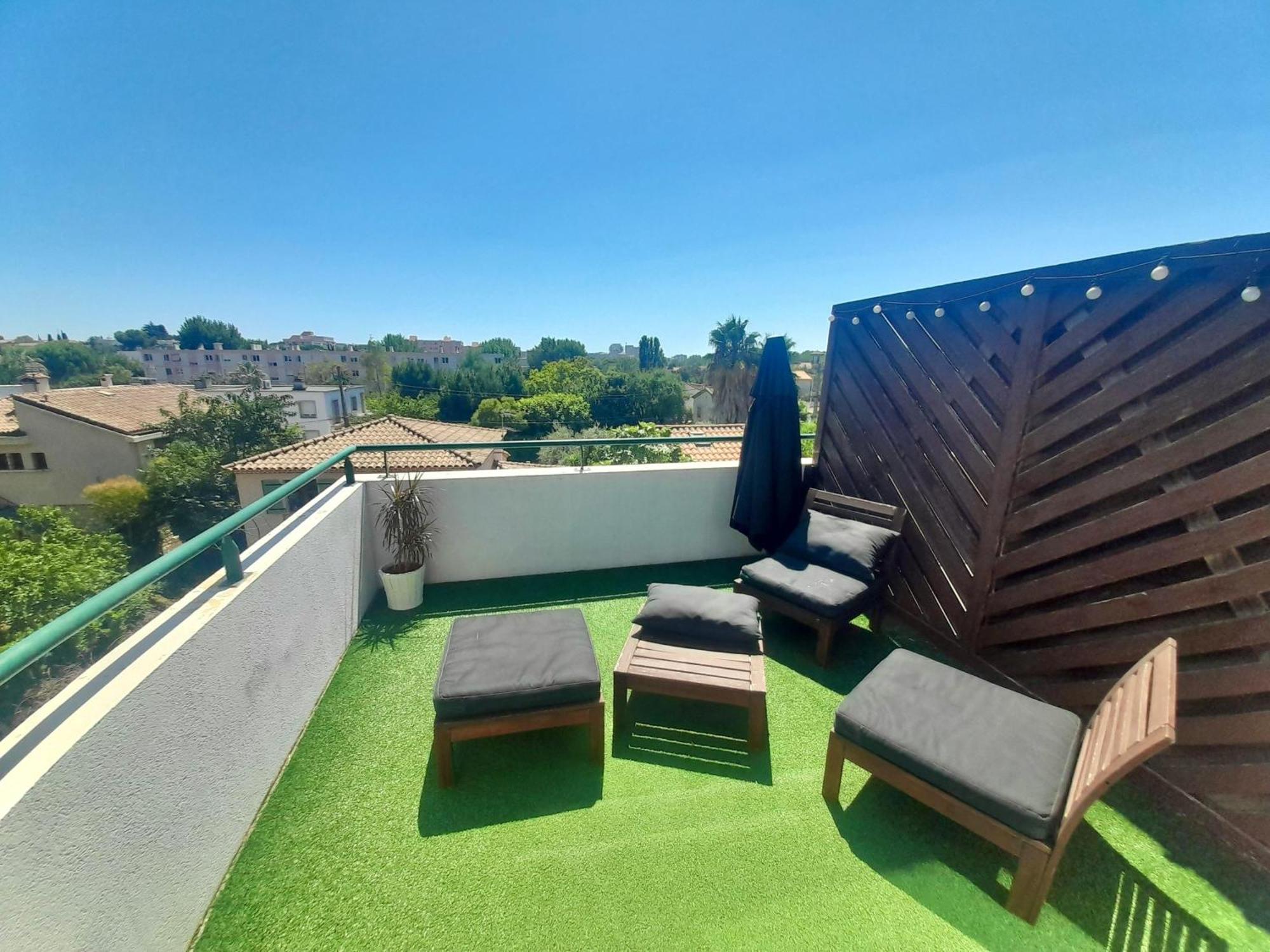 モンペリエTerrasse De La Pompignane - T2 Lumineux Plein Sudアパートメント エクステリア 写真